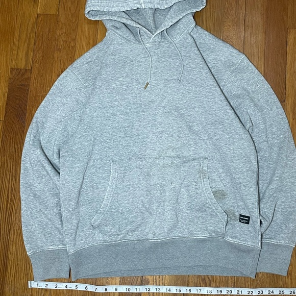 Jack & Jones Light Gray Hoodie - Picture 1 of 3